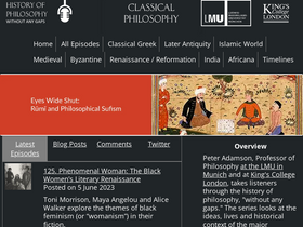 'historyofphilosophy.net' screenshot