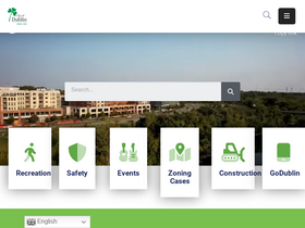 'dublinohiousa.gov' screenshot
