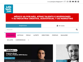 'latinspots.com' screenshot