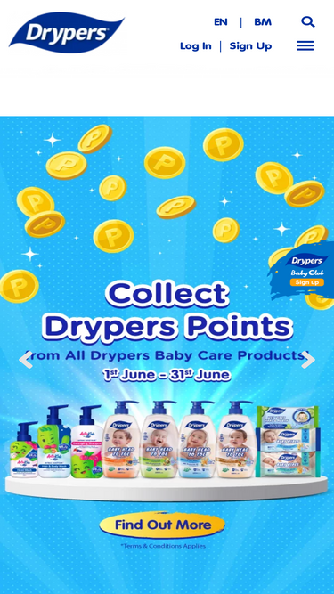 Drypers point shop