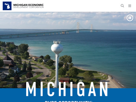'michiganbusiness.org' screenshot