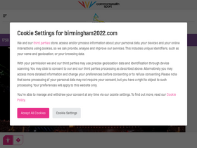 'birmingham2022.com' screenshot