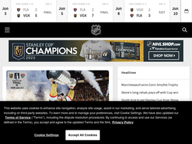 'nhl.com' screenshot