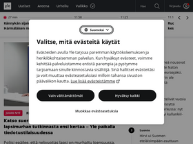 'areena.yle.fi' screenshot