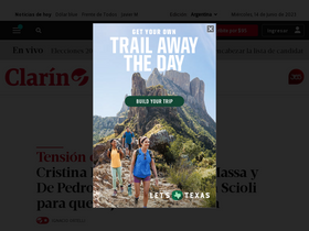 'clarin.com' screenshot