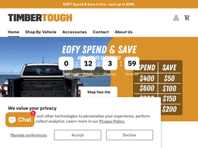 timbertough.com.au homepage screenshot
