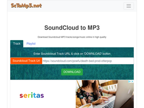 'sctomp3.net' screenshot