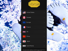 'vibram.com' screenshot