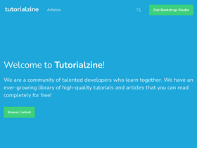 'tutorialzine.com' screenshot