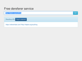 'refererhider.com' screenshot