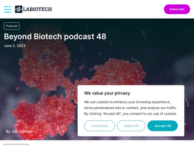 'labiotech.eu' screenshot