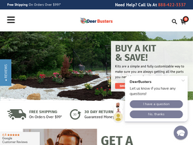 'deerbusters.com' screenshot