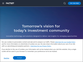'factset.com' screenshot