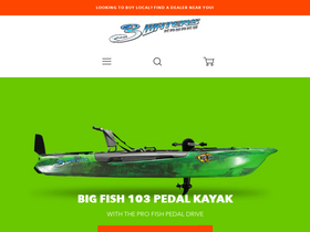 3waterskayaks.com homepage screenshot