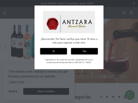antzara.com homepage screenshot