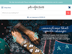 pollyandotherstories.com homepage screenshot