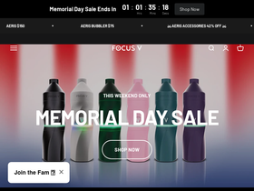 Focusv homepage screenshot