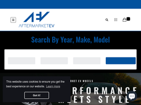 aftermarketev.com homepage screenshot