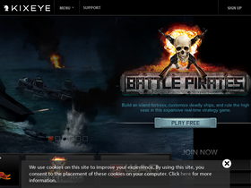 'kixeye.com' screenshot