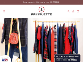 fringuette.store homepage screenshot