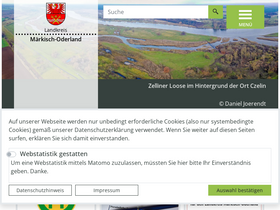 'maerkisch-oderland.de' screenshot