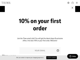 'triwa.com' screenshot