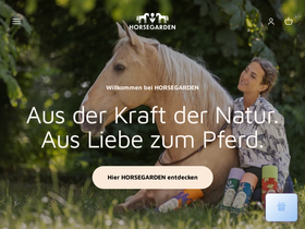 horsegarden.de homepage screenshot