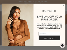 'babygold.com' screenshot