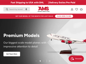 aircraftmodelstore.com homepage screenshot