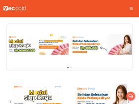 'yec.co.id' screenshot