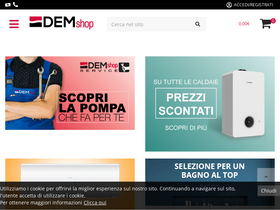 'demshop.it' screenshot