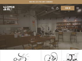 'zeppelinandco.com' screenshot