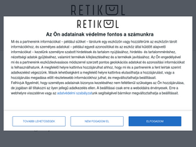 'retikul.hu' screenshot
