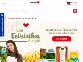 'zonasul.com.br' screenshot