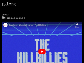 'pg-lang.com' screenshot