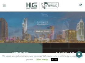 'harveylawcorporation.com' screenshot