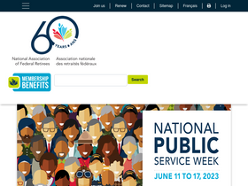 'federalretirees.ca' screenshot
