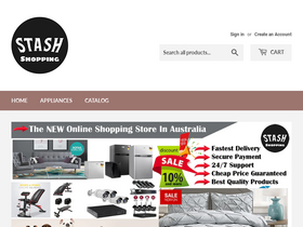 Stash homepage screenshot