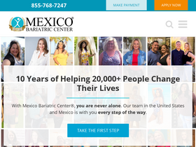 'mexicobariatriccenter.com' screenshot