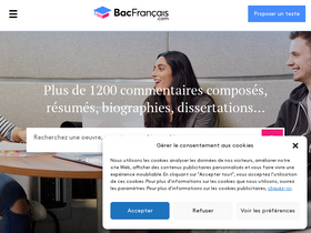 'bacfrancais.com' screenshot