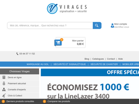 'virages.com' screenshot