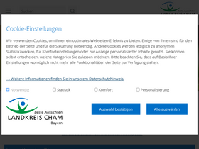 'landkreis-cham.de' screenshot