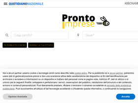 'prontoimprese.it' screenshot