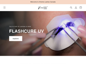 Xtreme Lashes by Jo Mousselli homepage screenshot