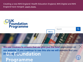 'foundationprogramme.nhs.uk' screenshot