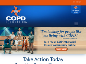 'copdfoundation.org' screenshot