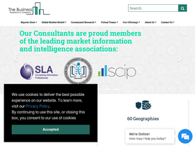 'thebusinessresearchcompany.com' screenshot