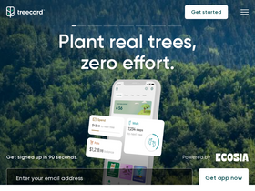 'treecard.org' screenshot