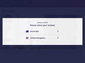 'pexa.com.au' screenshot