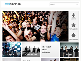 'mp3music.ru' screenshot